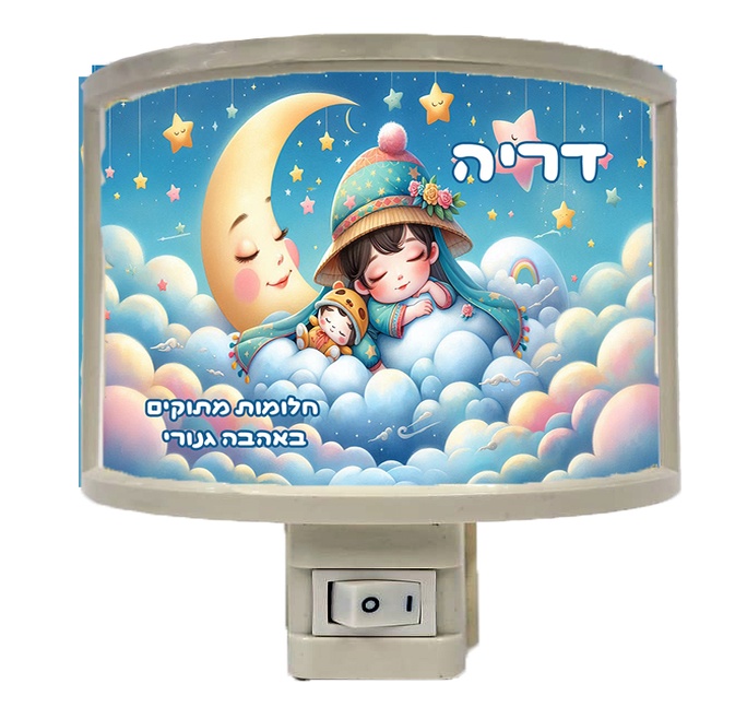 ילדה ופנדה בעננים