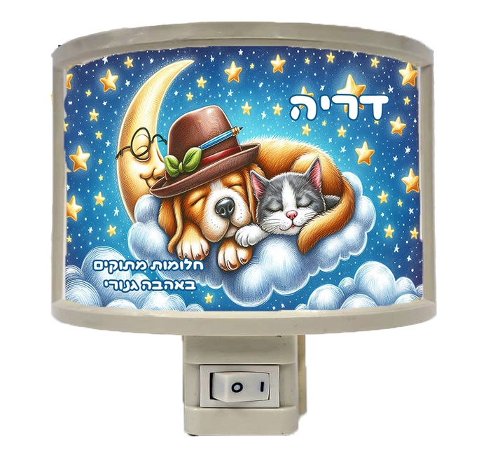 כלב וחתול עם כובע