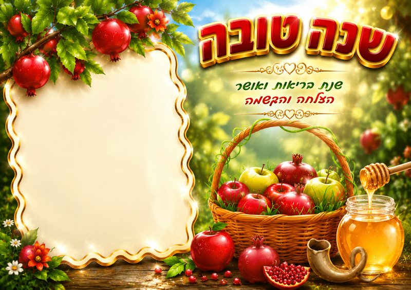 מגנט לראש השנה 10-15 ממותג בהדפסה אישית – ליבק מתנות ממותגות